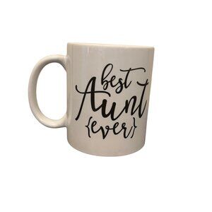 White Ceramic Mug - Best Aunt Ever